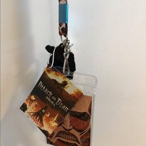 NWT Attack of the Titans lanyard